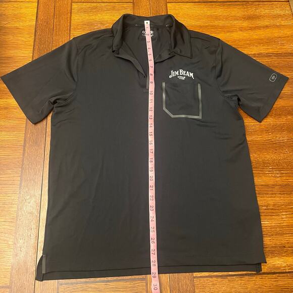 🔥Jim Beam Bartender Polo Shirt Black OGIO Medium M Work Uniform Golf - Picture 4 of 10